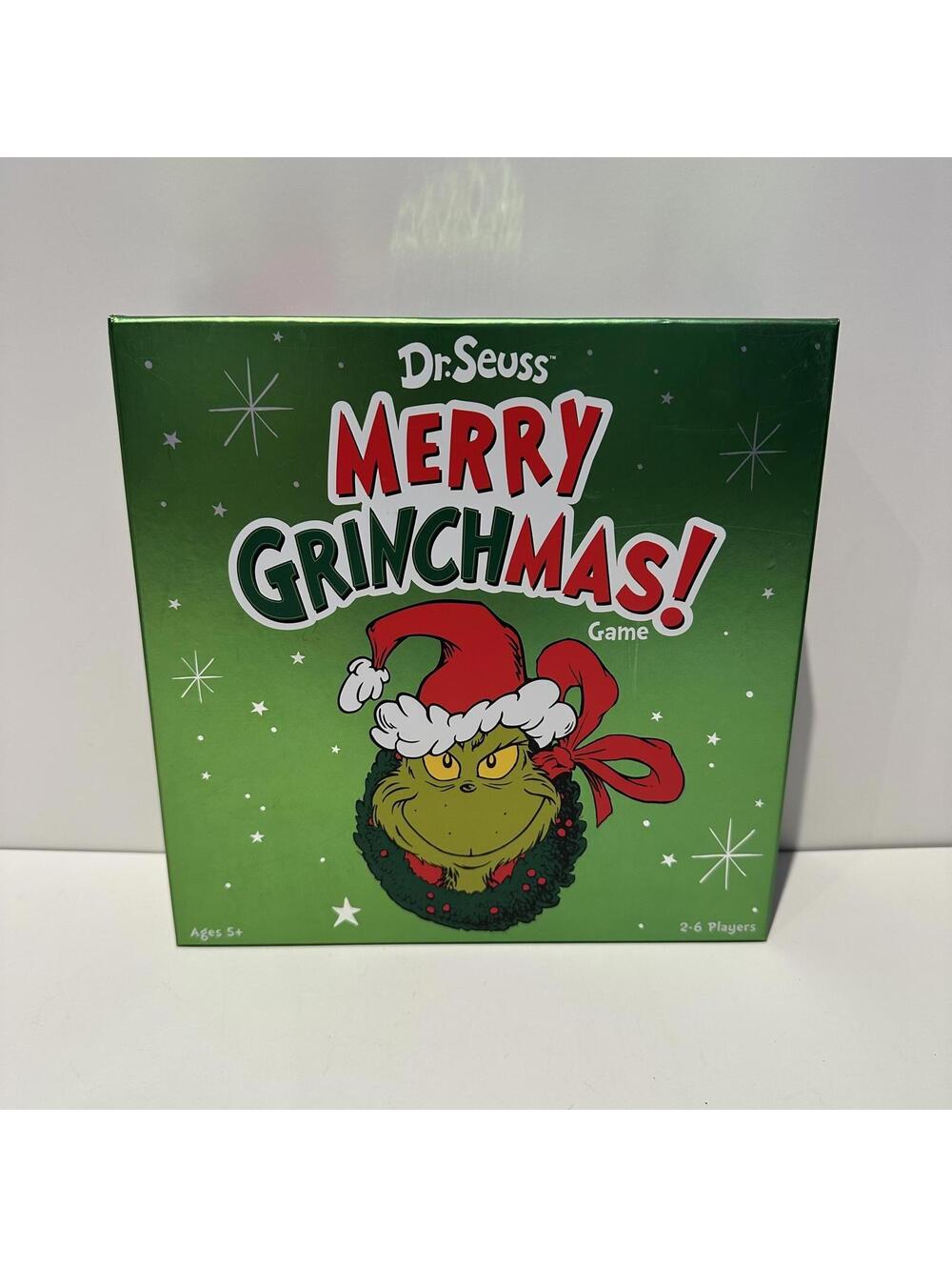 Dr. Seuss Merry Grinchmas! Family Board Game Ages 5+ Christmas Game - Picture 2 of 5